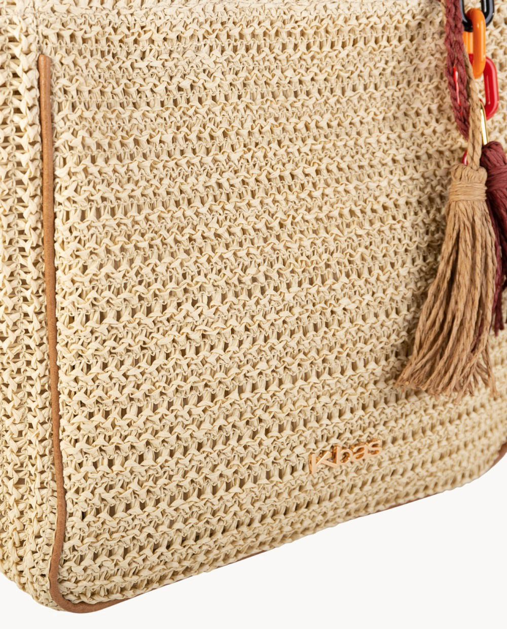 tote-kbas-de-fibra-natural-con-cremallera-color-natural-35x16x25-cm image 3