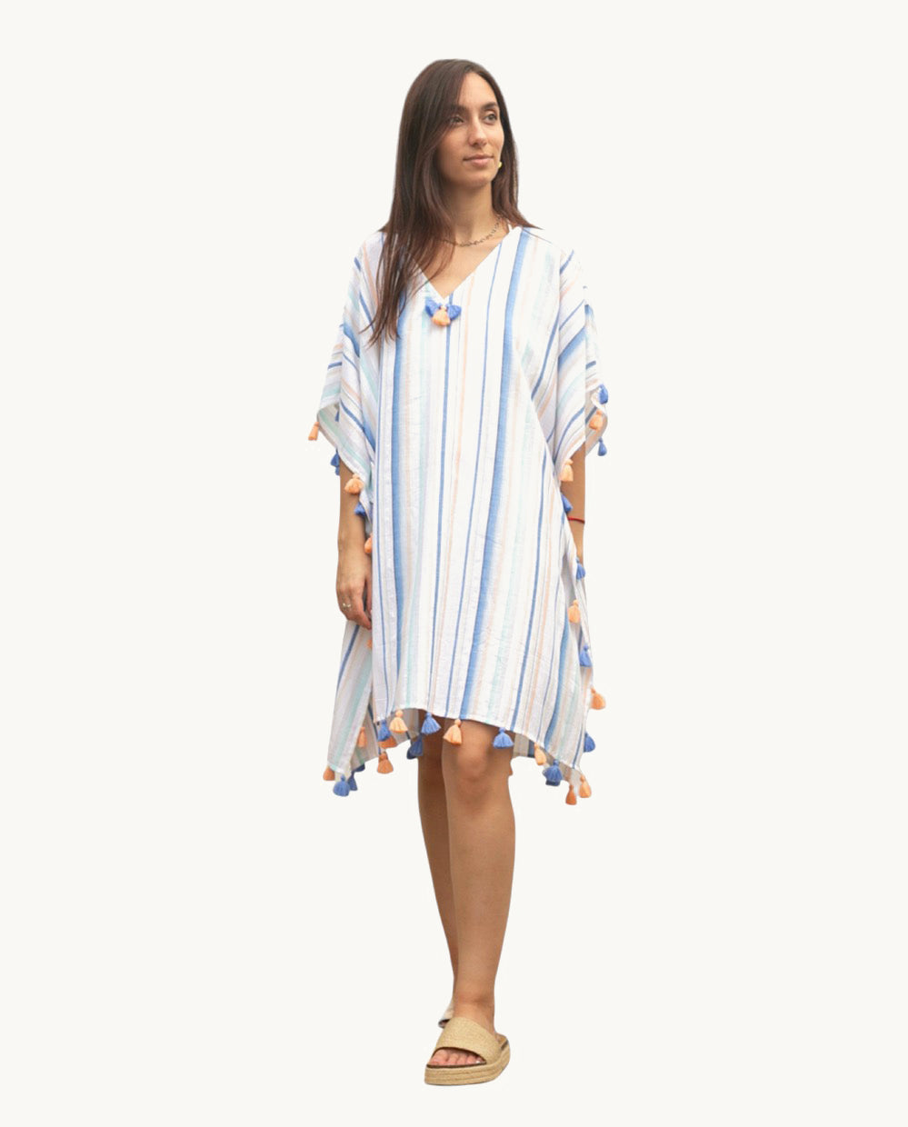 kurta-de-algod-n-kbas-talla-nica-holgada-y-transpirable image 2
