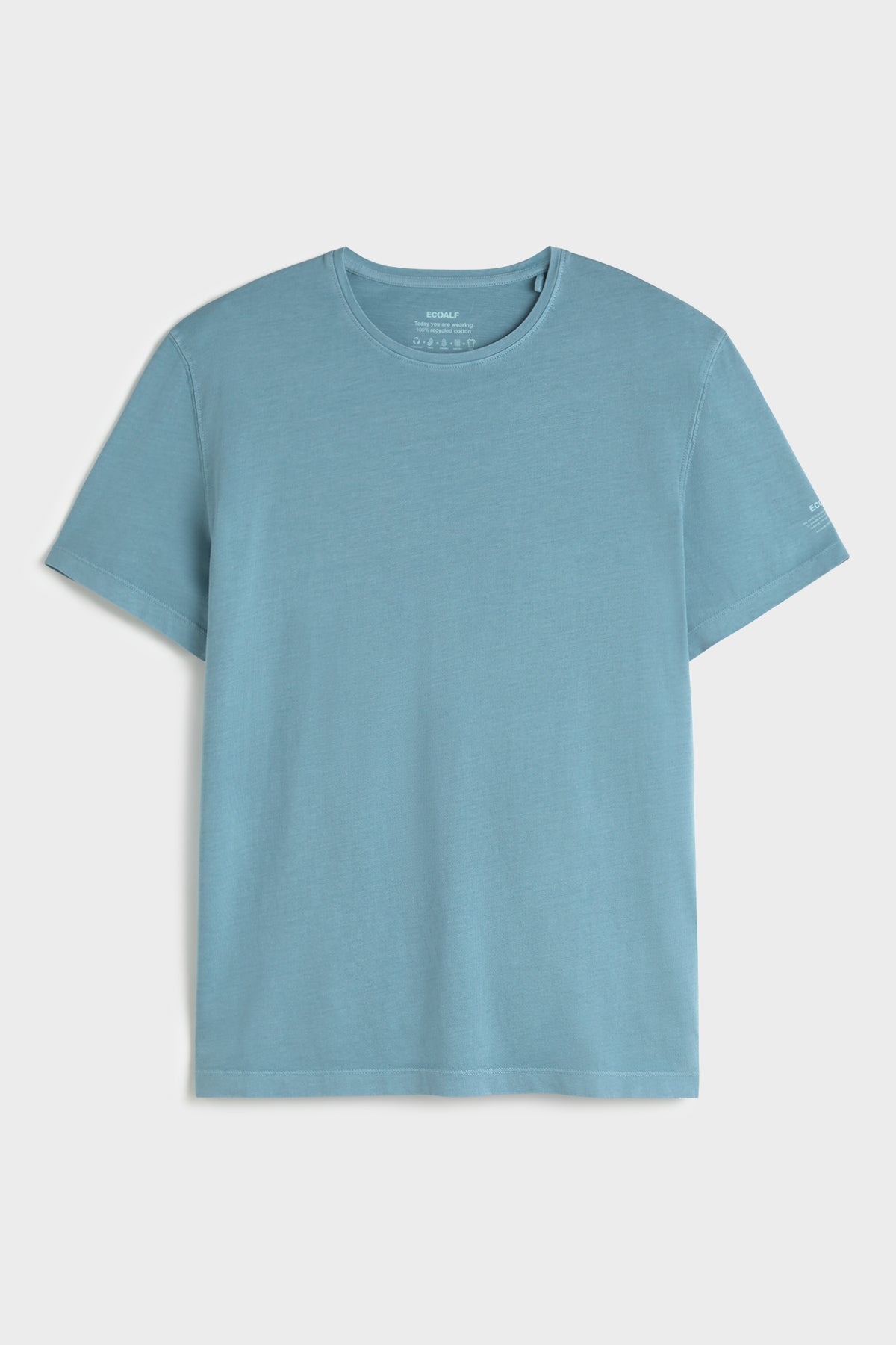 ecoalf-camiseta-cir-azul-de-hombre-corte-regular-100-algod-n-reciclado-estampado image 6