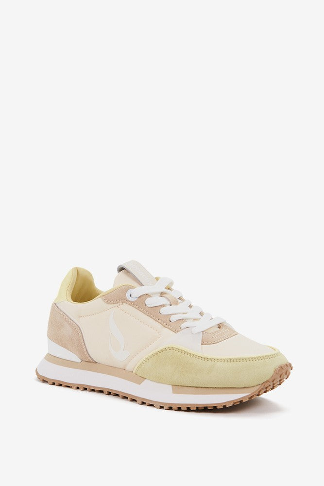 abbacino-zapatilla-mujer-beige-piel-y-textil-2-cordones image 2