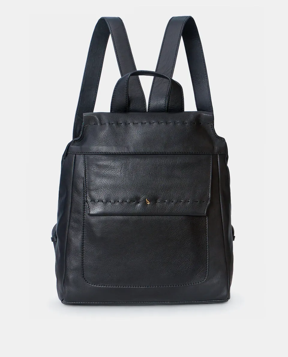 abbacino-mochila-piel-negra-estructurada image 1