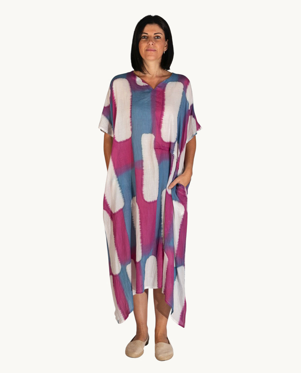 caft-n-kbas-de-algod-n-talla-nica-color-lila image 1