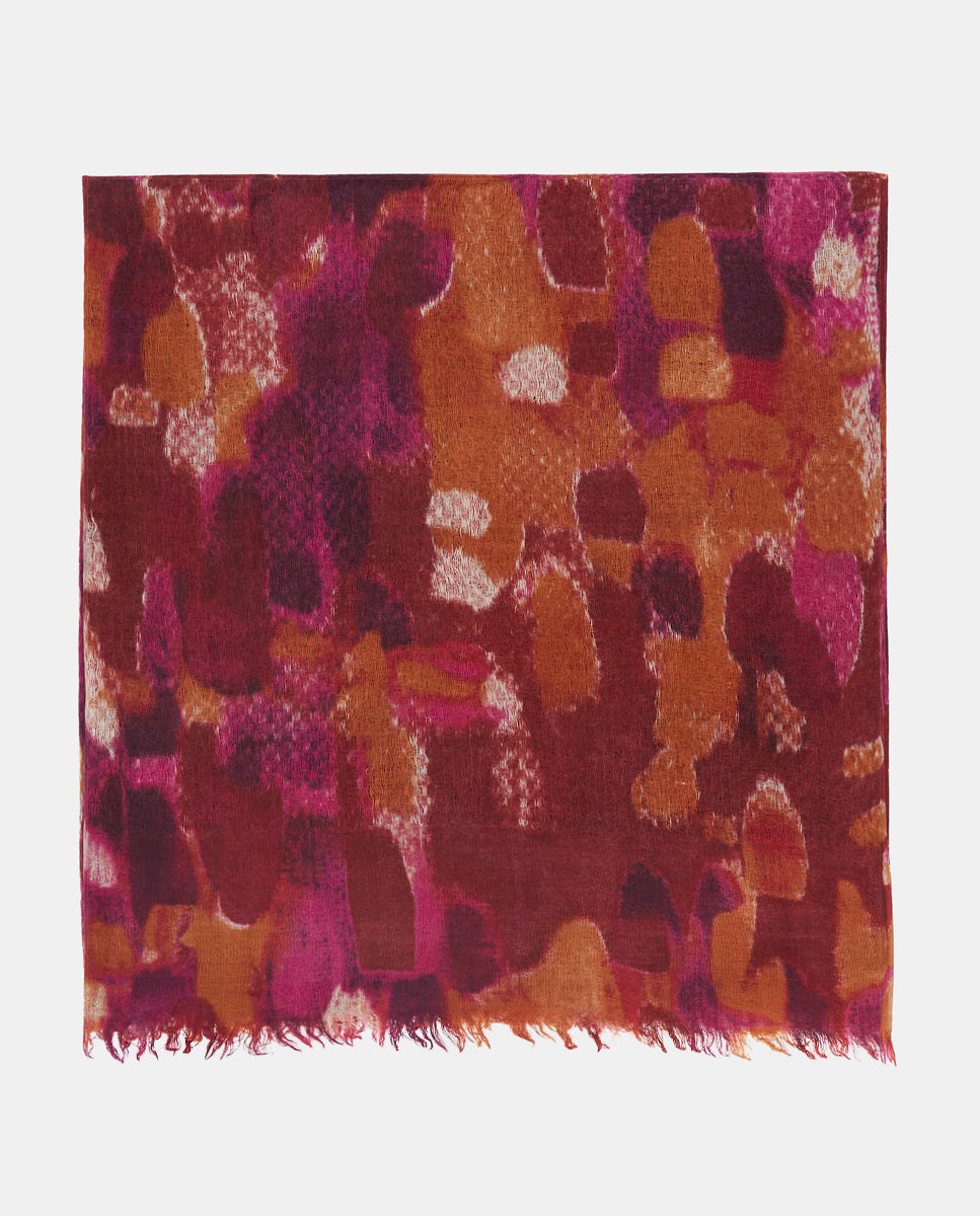 abbacino-pa-uelo-de-lana-con-estampado-abstracto-burdeos image 1