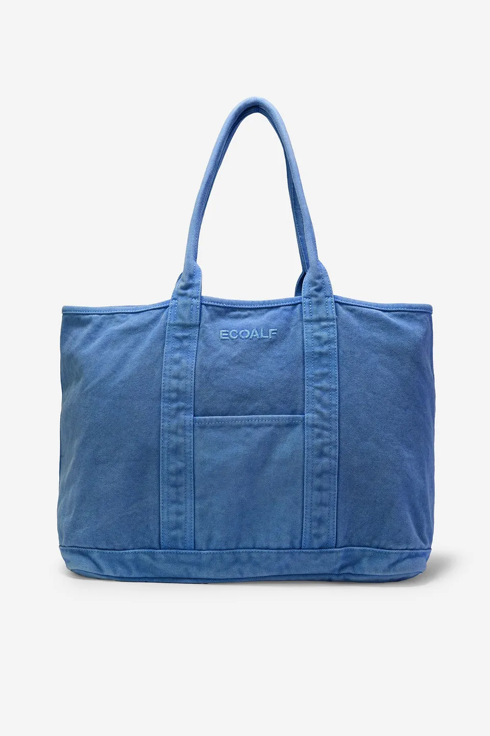 bolso-mediano-palms-azul-de-mujer-ecoalf-100-algod-n-reciclado-garment-dyed image 1
