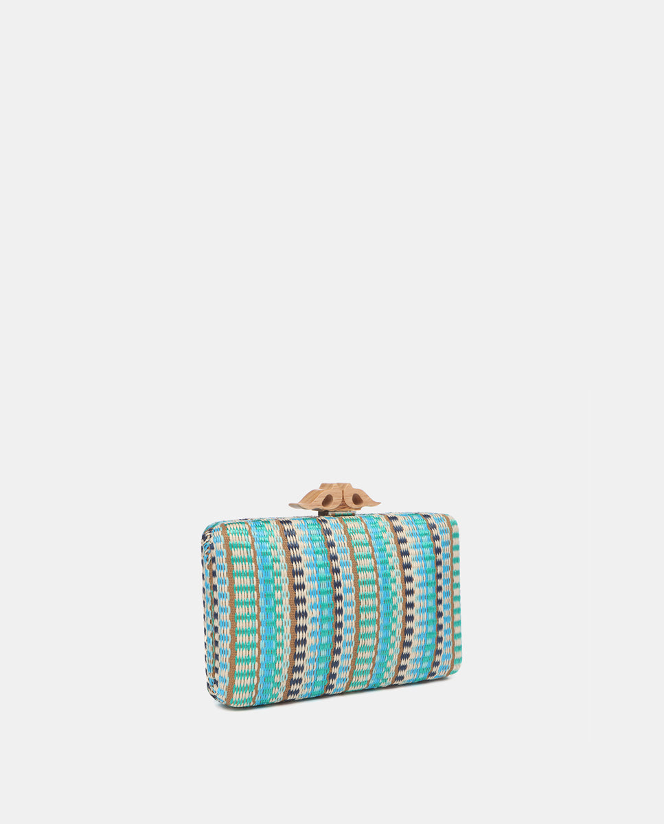 abbacino-clutch-de-fiesta-cuadrado-con-estampado-azul image 2