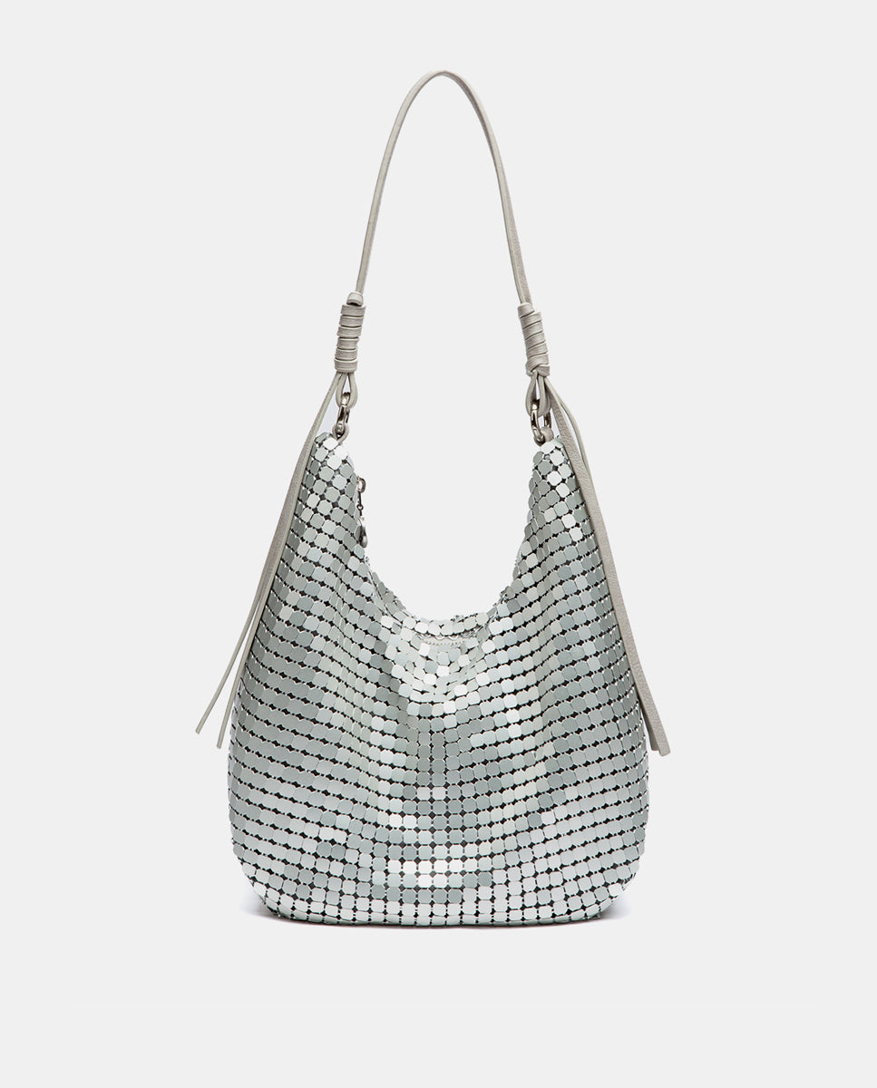 abbacino-bolso-de-hombro-fiesta-malla-met-lica-plata image 1