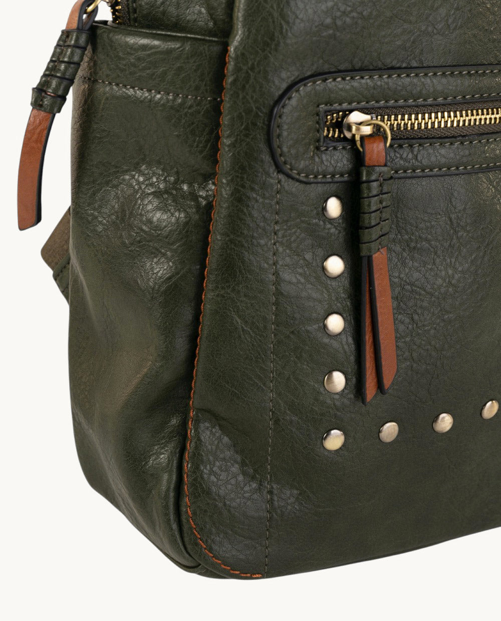 kbas-mochila-urban-corso-de-piel-sint-tica-verde-28x12x33-cm image 3