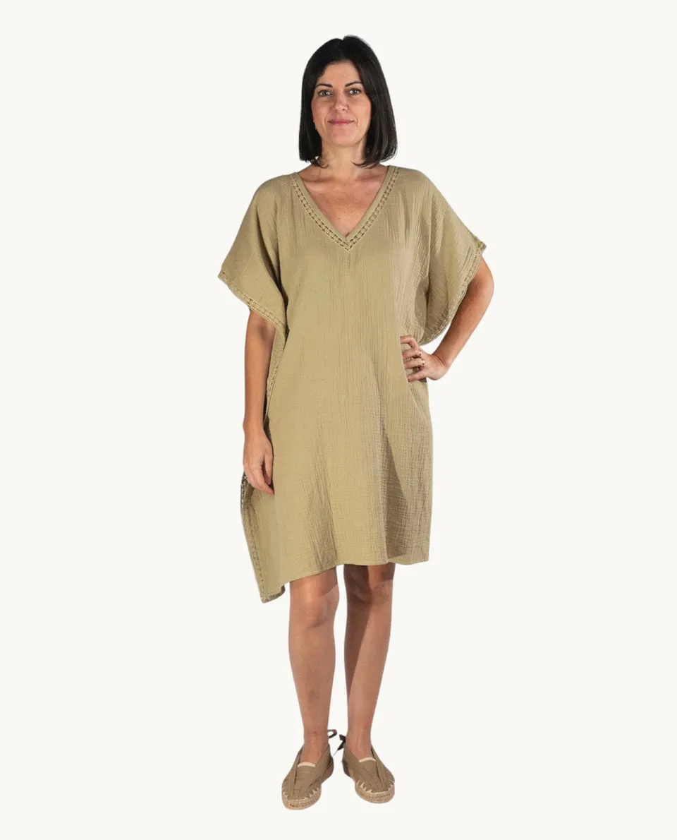 kurta-de-algod-n-kbas-talla-nica-color-kaki image 1