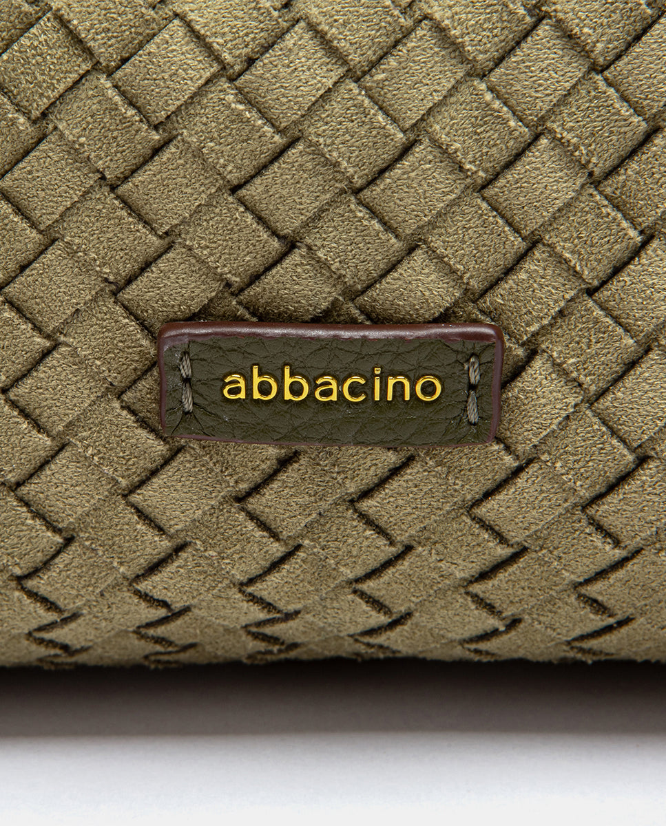 abbacino-bandolera-trenzada-verde-bolso-bandolera-mujer image 7