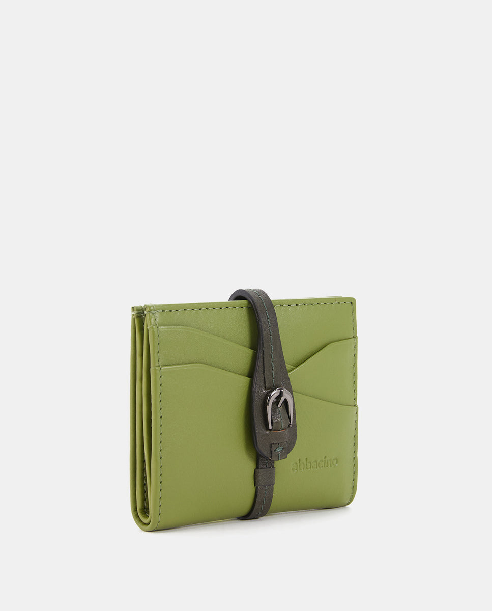 abbacino-tarjetero-de-piel-minimalista-en-verde image 4