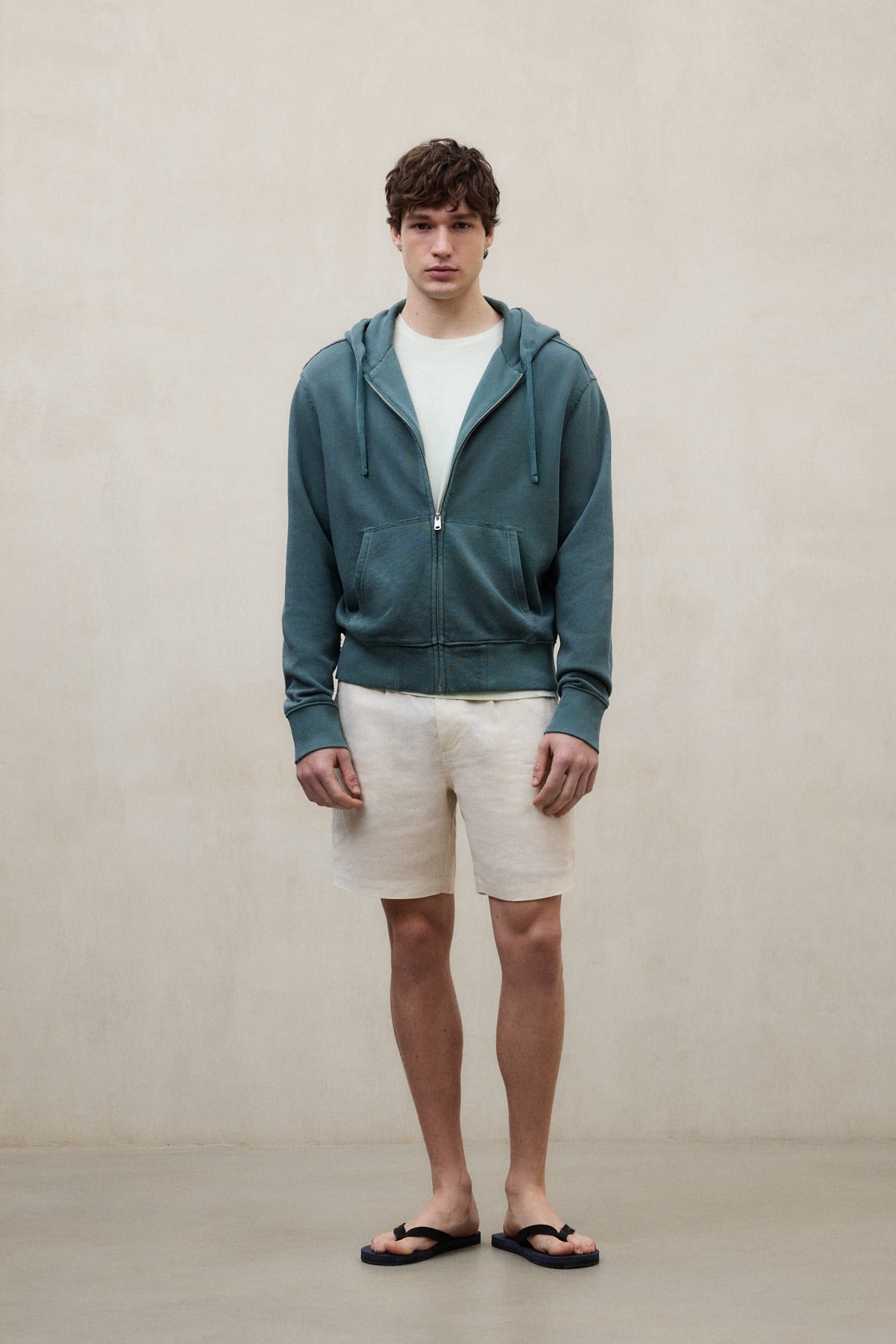 sudadera-ecoalf-rena-verde-para-hombre-50-algod-n-reciclado-capucha-y-bolsillo-c image 1