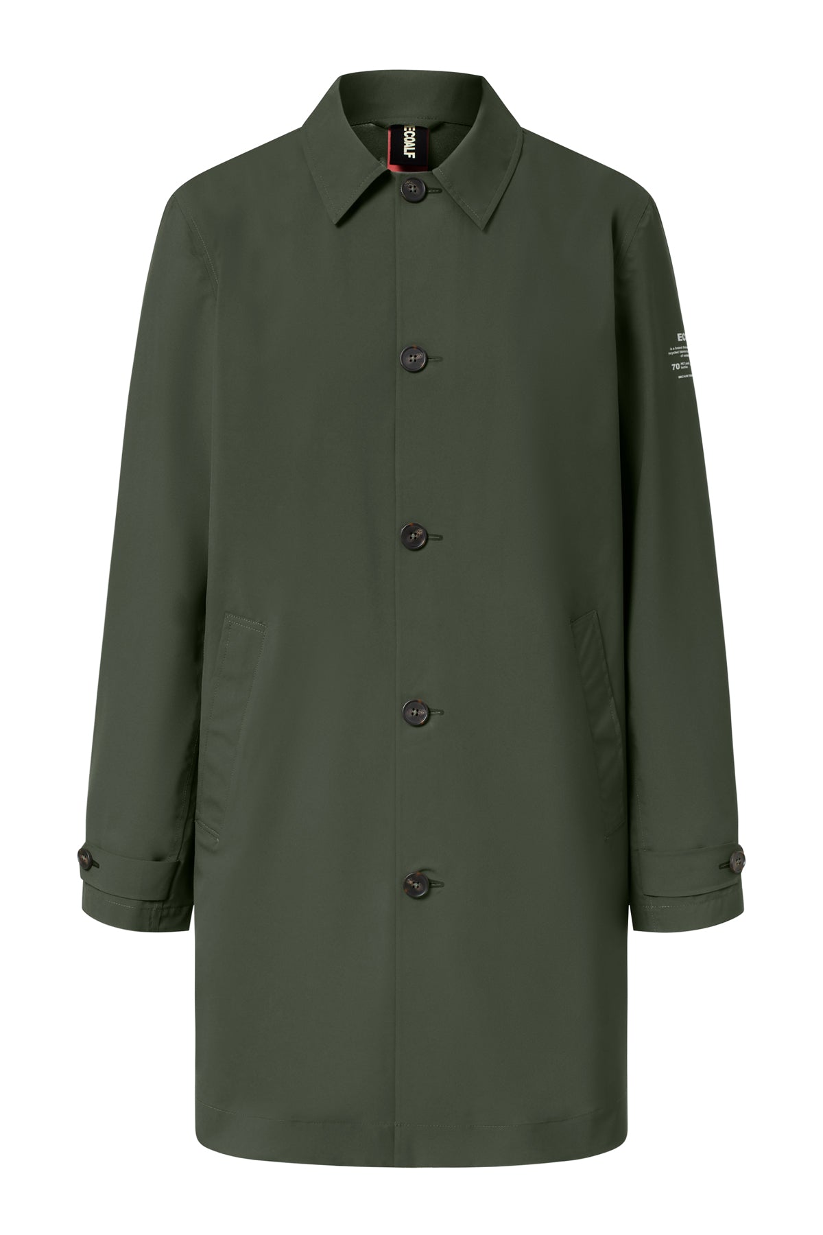chaqueta-nimega-de-ecoalf-para-hombre-verde-poli-ster-reciclado-3-4-impermeable image 7
