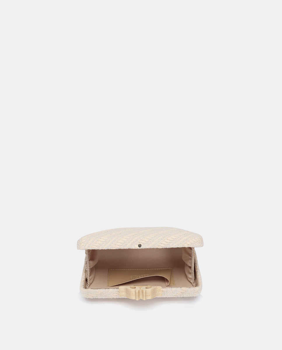 abbacino-clutch-fiesta-beige-geom-trico-tejido-trenzado image 7