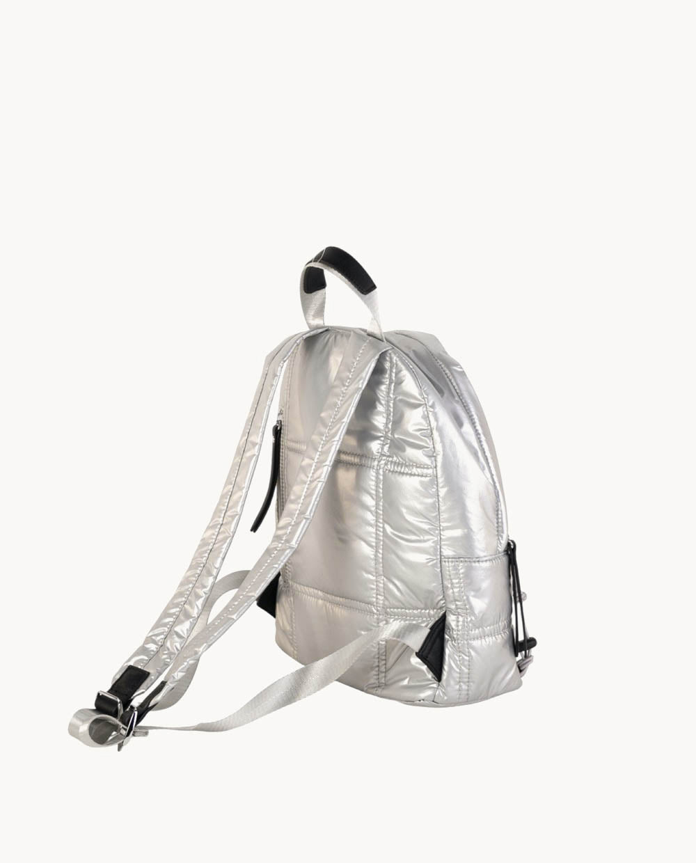 kbas-mochila-de-nylon-con-cremallera-color-plata image 5
