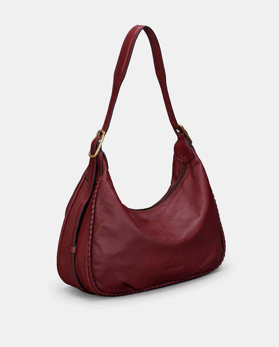 abbacino-bolso-de-hombro-en-piel-burdeos-minimalista image 2