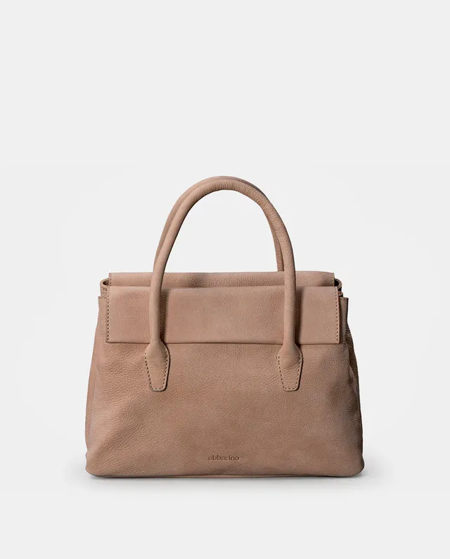 abbacino-bolso-de-mano-en-piel-beige-premium image 1
