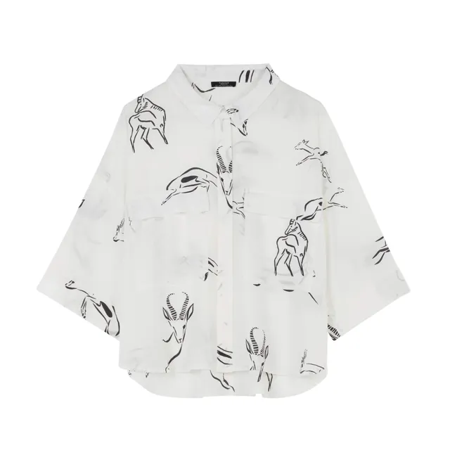 parfois-camisa-estampado-animales-para-mujer image 1