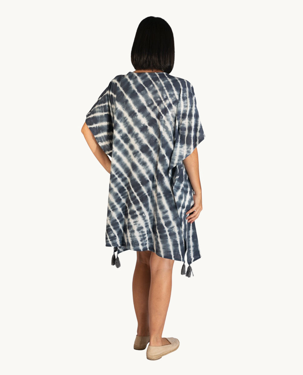 kbas-kurta-de-algod-n-azul-talla-nica-holgada-y-transpirable image 2