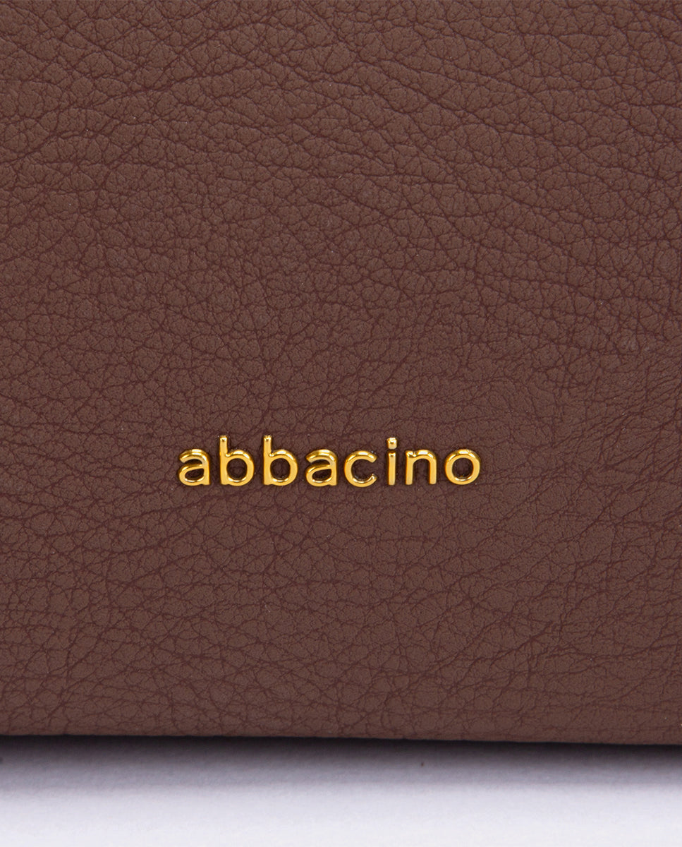 abbacino-bolso-hombro-marr-n-materiales-reciclados image 7