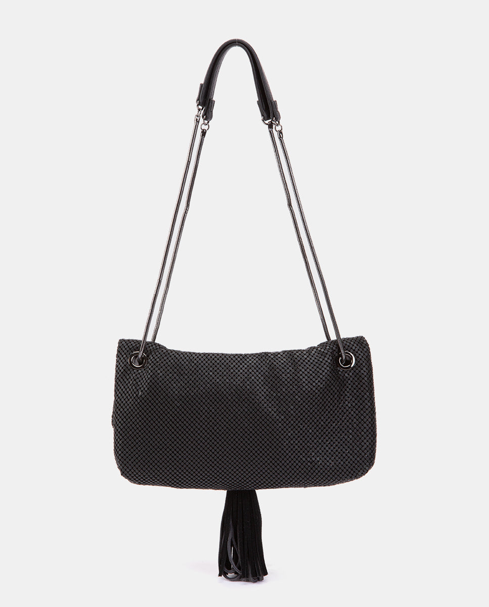 bandolera-abbacino-de-malla-met-lica-negra-de-fiesta image 3