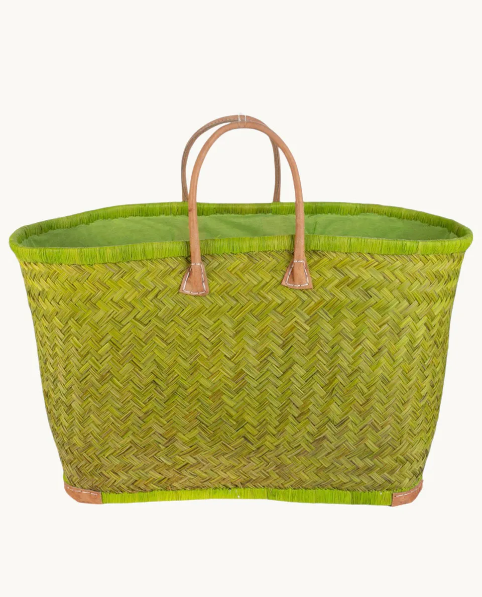 capazo-esparto-cierre-saco-color-verde-bolso-de-fibra-natural-grande-52x22x34-cm image 1