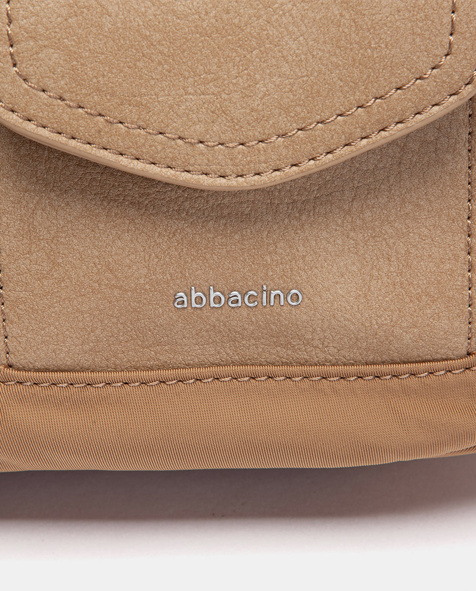 bandolera-abbacino-tejido-camel-reciclado-mujer image 6