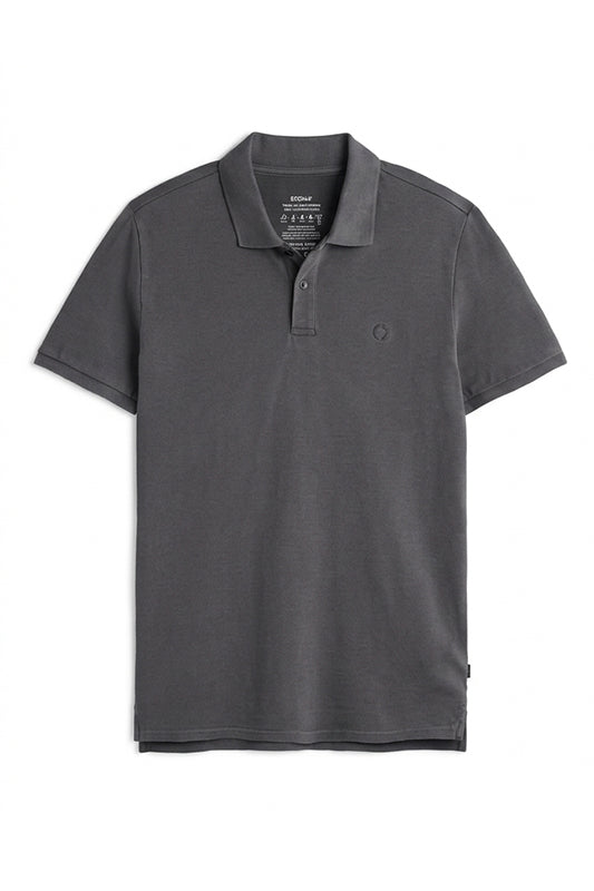 polo-ecoalf-tedan-de-piqu-en-algod-n-reciclado-color-marr-n-hombre-fit-regular image 6