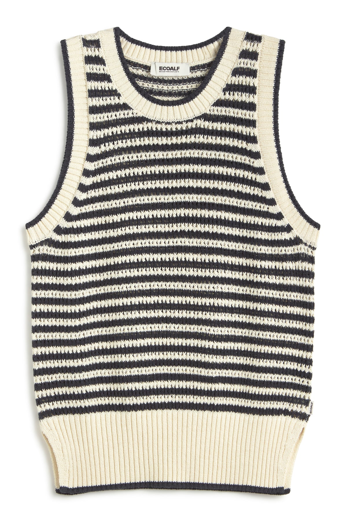 jersey-tulip-beige-ecoalf-para-mujer-de-algod-n-org-nico-con-aberturas-laterales image 8