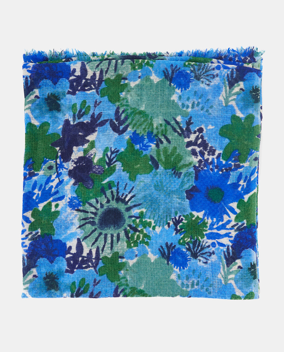 abbacino-pa-uelo-de-lana-azul-estampado-maxi-floral image 3