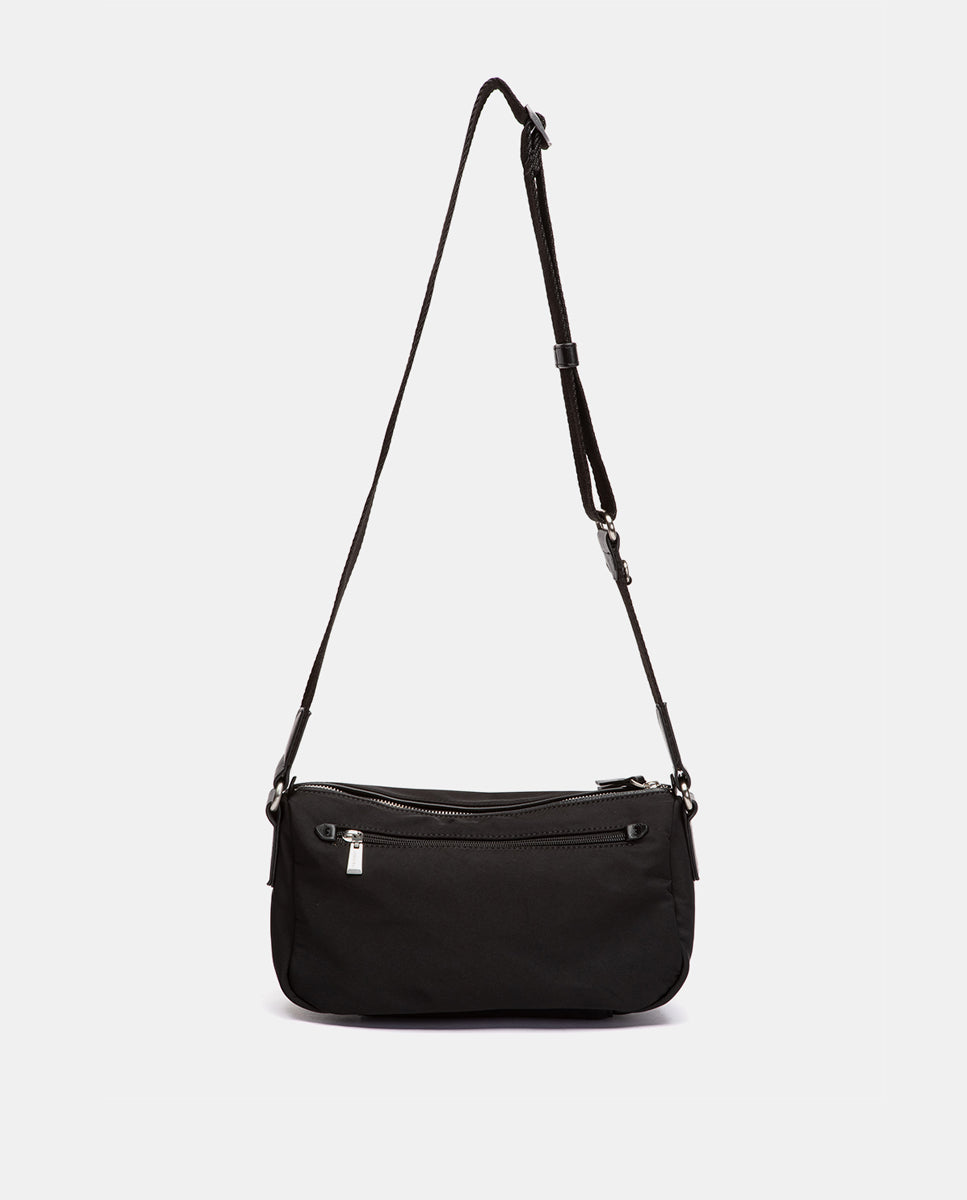 abbacino-bandolera-tejido-reciclado-negra-cremallera-mujer image 3