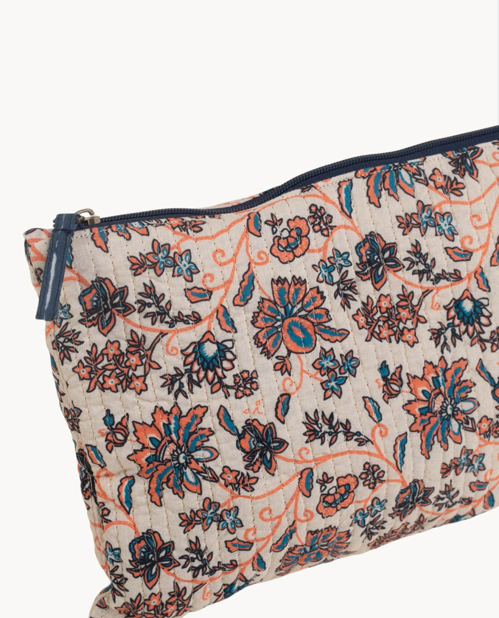 neceser-de-algod-n-kbas-con-cremallera-y-estampado-de-flores image 3