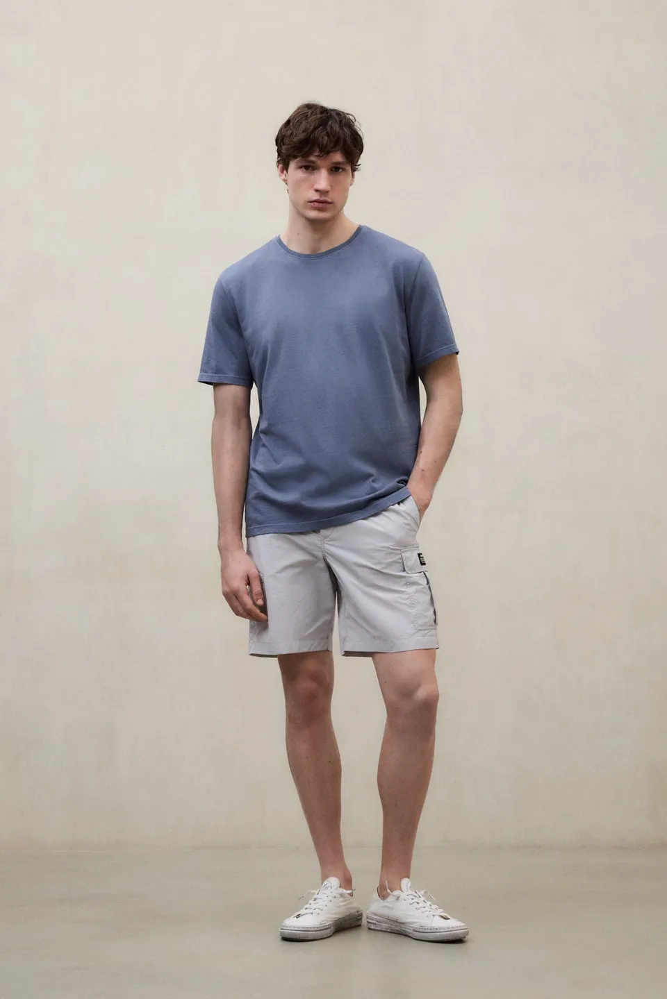 ecoalf-shorts-adhi-grises-para-hombre-poliamida-reciclada-fit-regular-bolsillo-c image 1