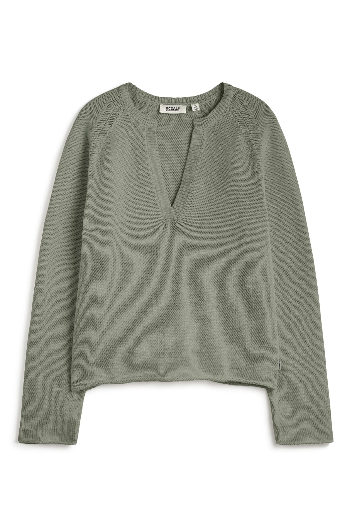 ecoalf-jersey-nour-verde-de-punto-oversize-para-mujer image 6