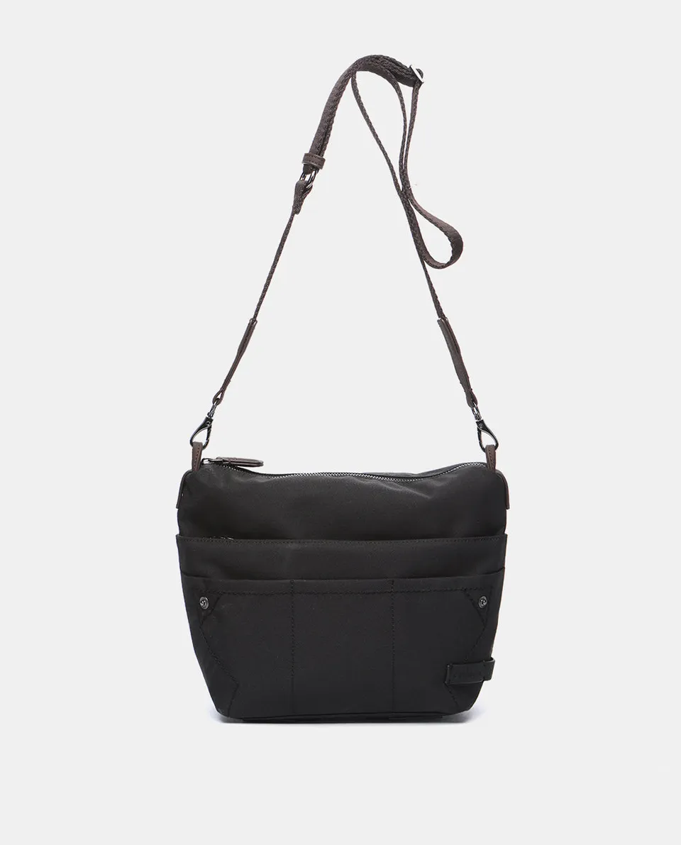 abbacino-organizador-de-bolso-negro-reciclado-bandolera-2-en-1 image 1