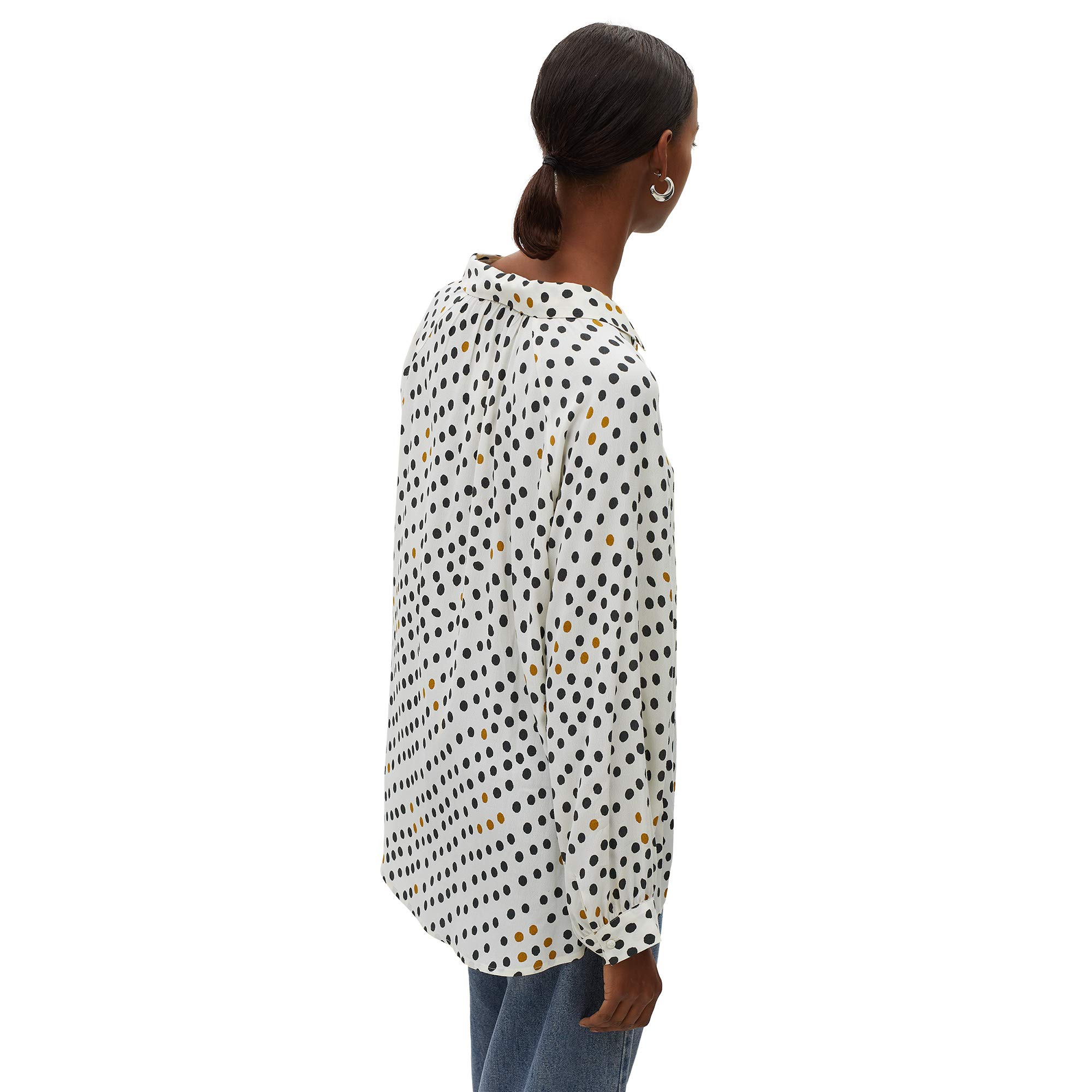 parfois-camisa-fluida-de-lunares-blanca-mujer image 5