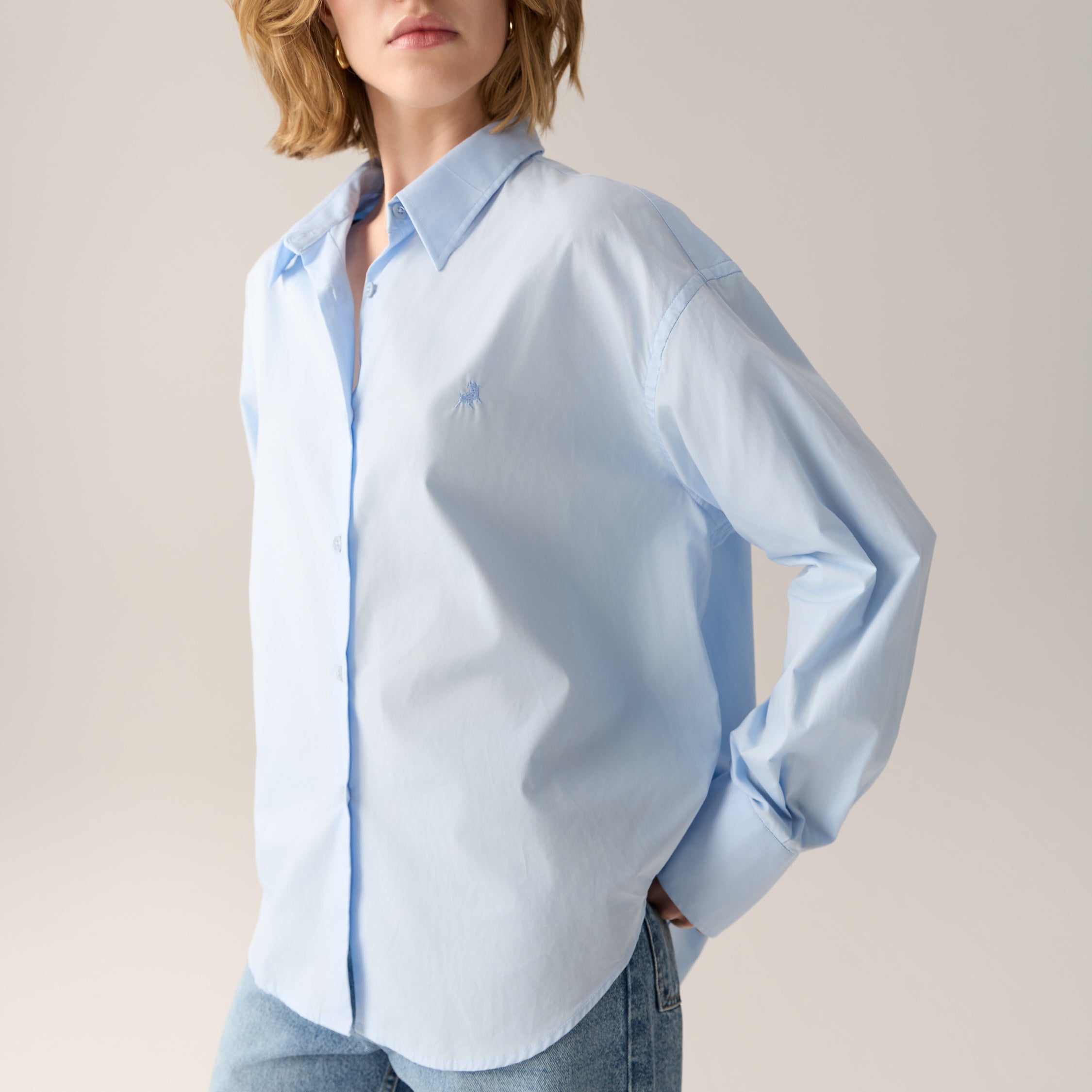 lois-caryn-camisa-vaquera-light-blue-algod-n image 3