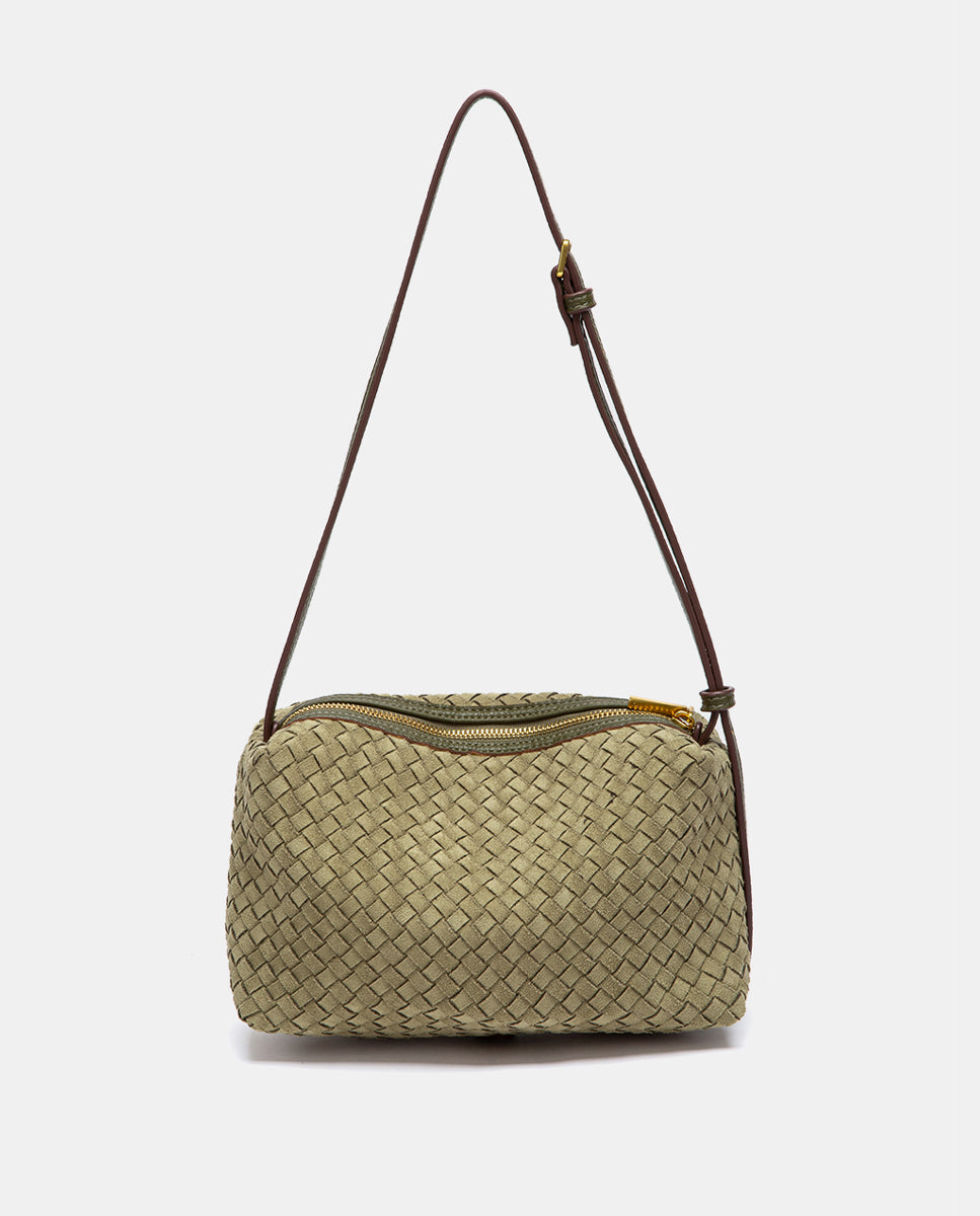 abbacino-bandolera-trenzada-verde-bolso-bandolera-mujer image 3