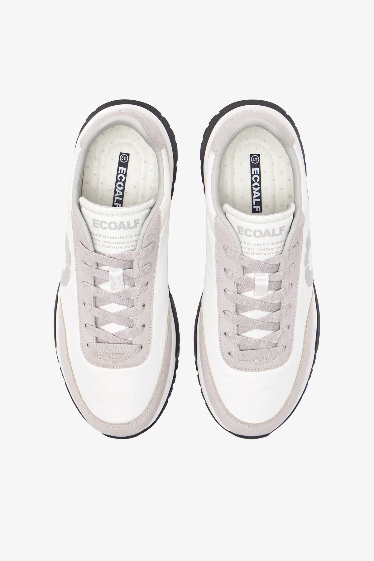 zapatilla-ecoalf-ventura-blanca-y-gris-de-hombre-poli-ster-reciclado-ligera-y-ve image 4