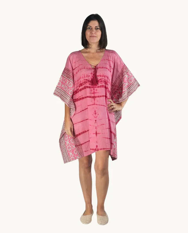 kbas-kurta-de-algod-n-talla-nica-color-fucsia-ajuste-relajado-y-fresco image 1
