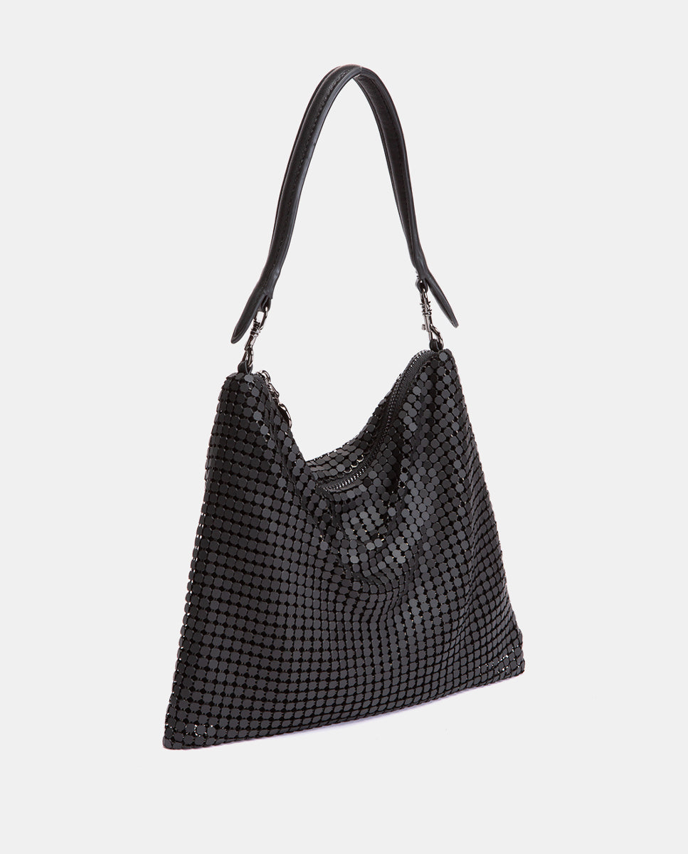 abbacino-bolso-de-hombro-evening-malla-met-lica-negro image 2