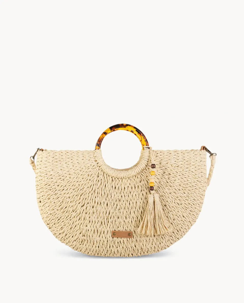kbas-bolso-de-mano-de-fibra-natural-con-cremallera-color-natural image 1