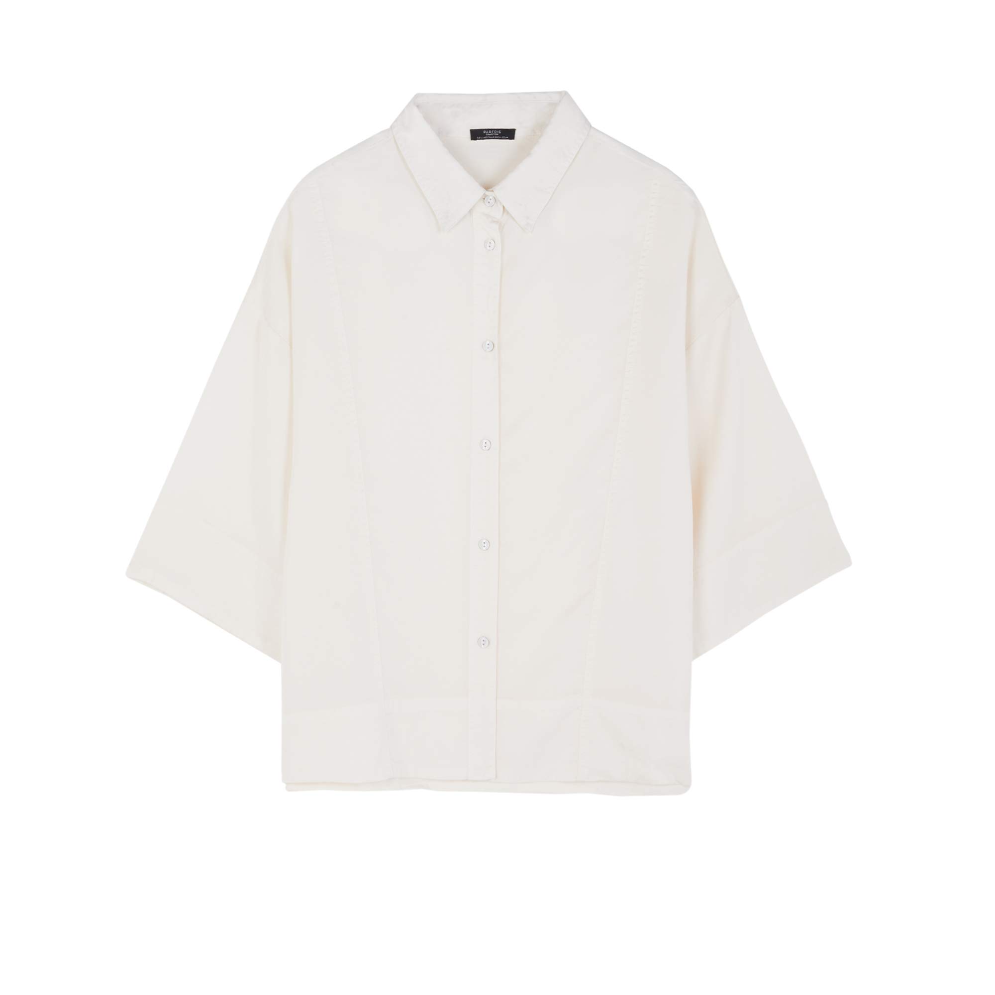 parfois-camisa-oversize-lyocell-mujer image 1