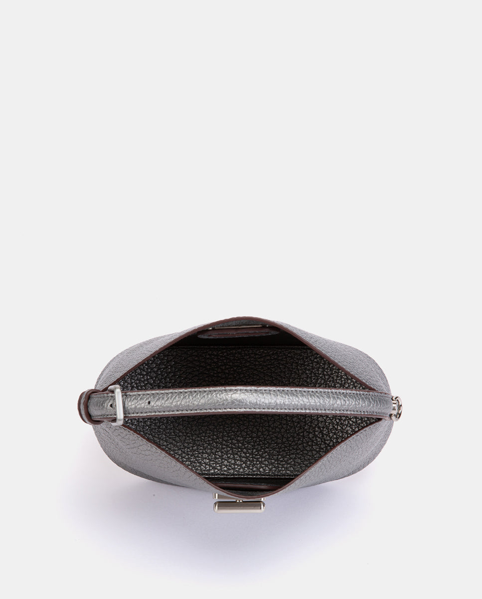 abbacino-bolso-de-mano-plateado-fiesta-compacto-con-bandolera image 7
