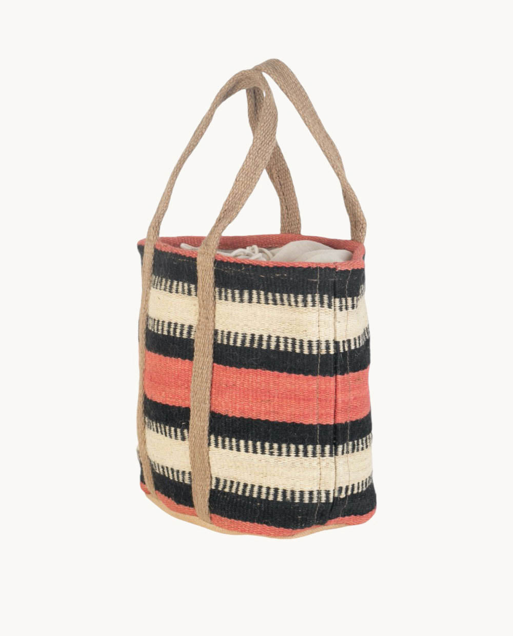 kbas-bolso-de-yute-con-cierre-saco-tote-natural-y-biodegradable image 2