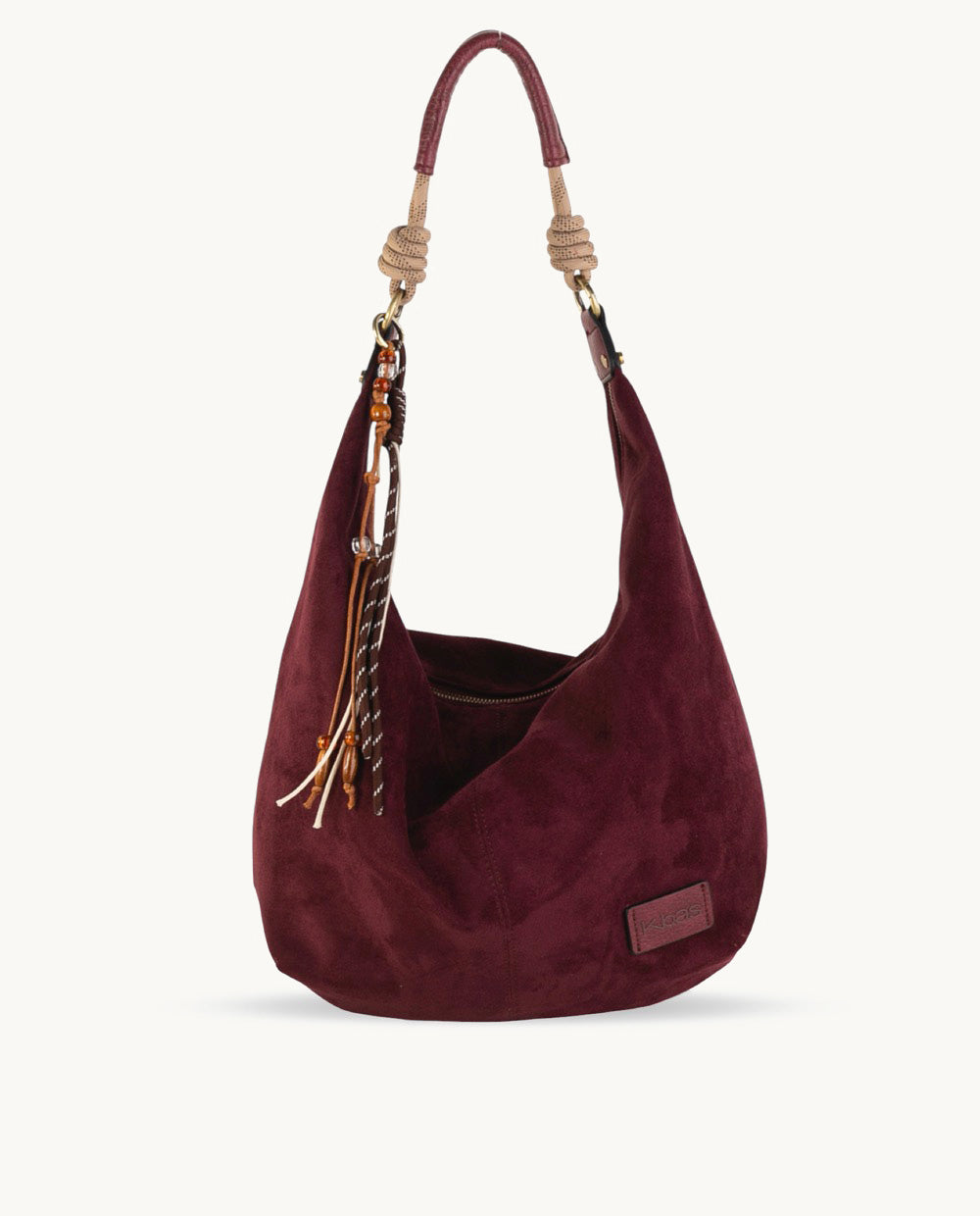 kbas-hobo-efecto-serraje-color-granate-33-x-17-x-31-cm image 1