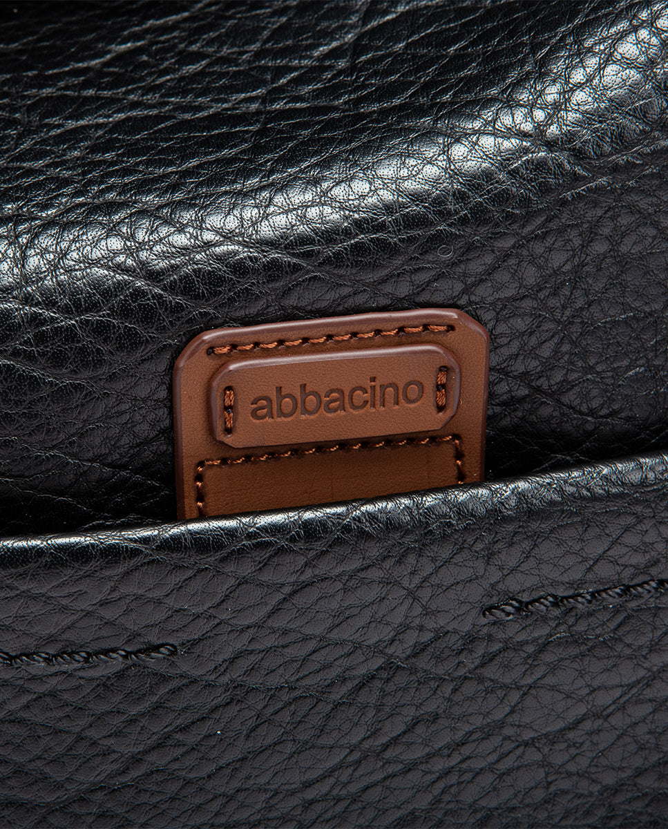 abbacino-bolso-multifuncional-reciclado-negro-hombro-y-mochila image 7