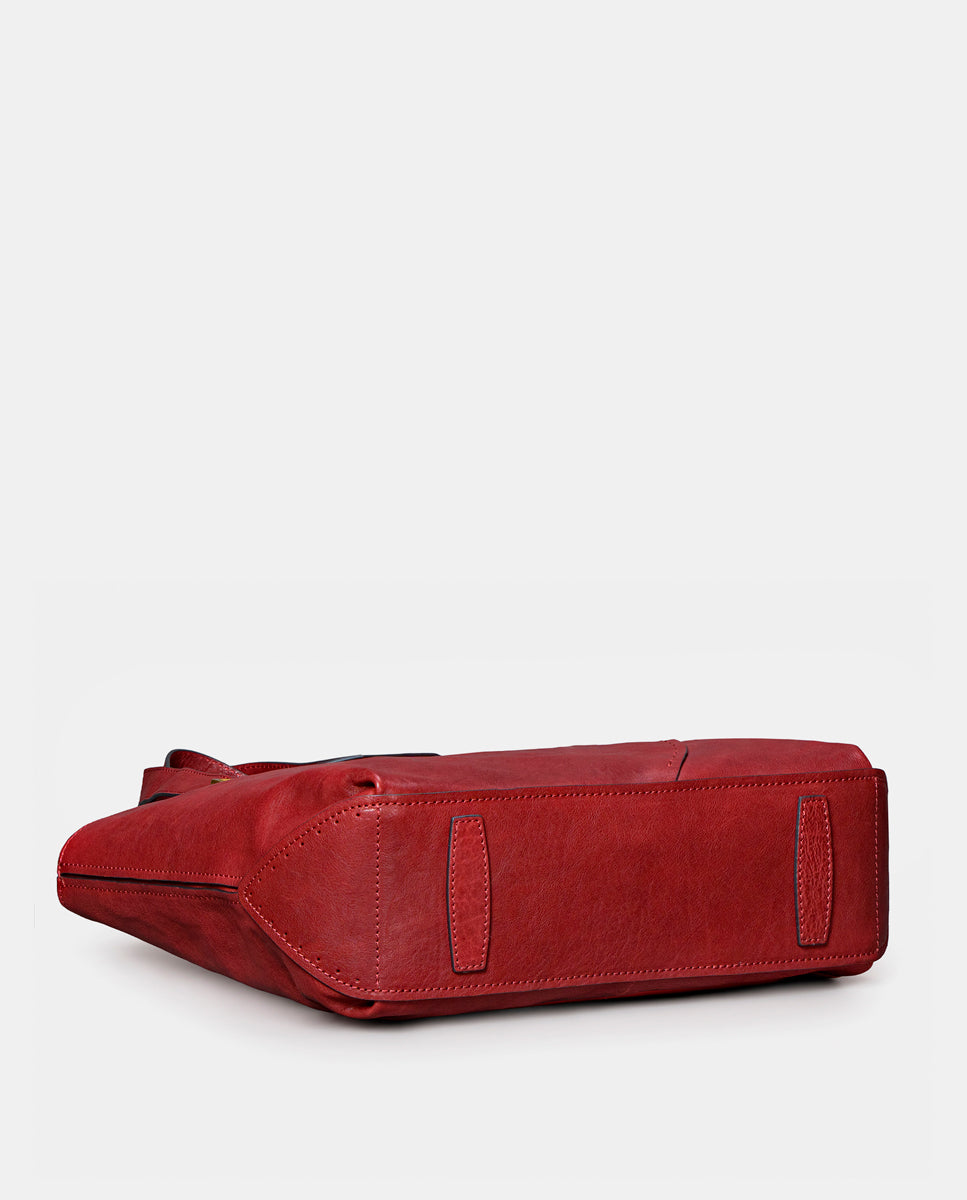 abbacino-shopper-en-piel-rojo-de-mujer-bolso-de-hombro-premium image 5