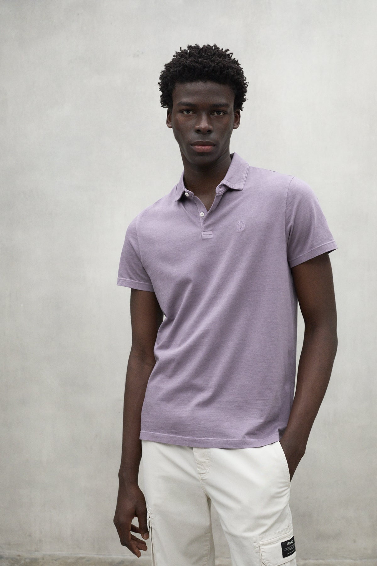 ecoalf-polo-de-punto-jersey-theo-morado-100-algod-n-reciclado-fit-regular-logo-b image 2