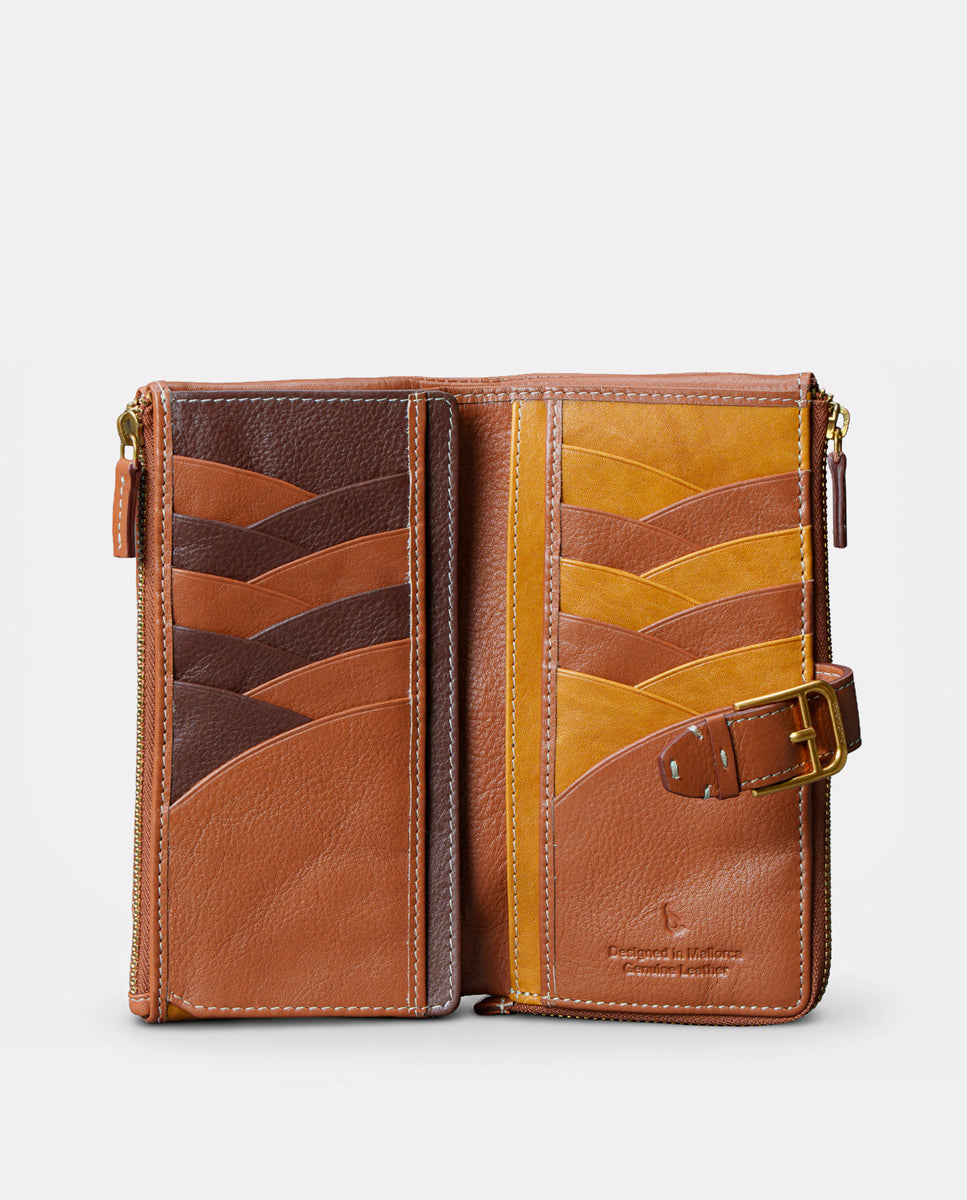 cartera-grande-mujer-abbacino-piel-cognac image 2