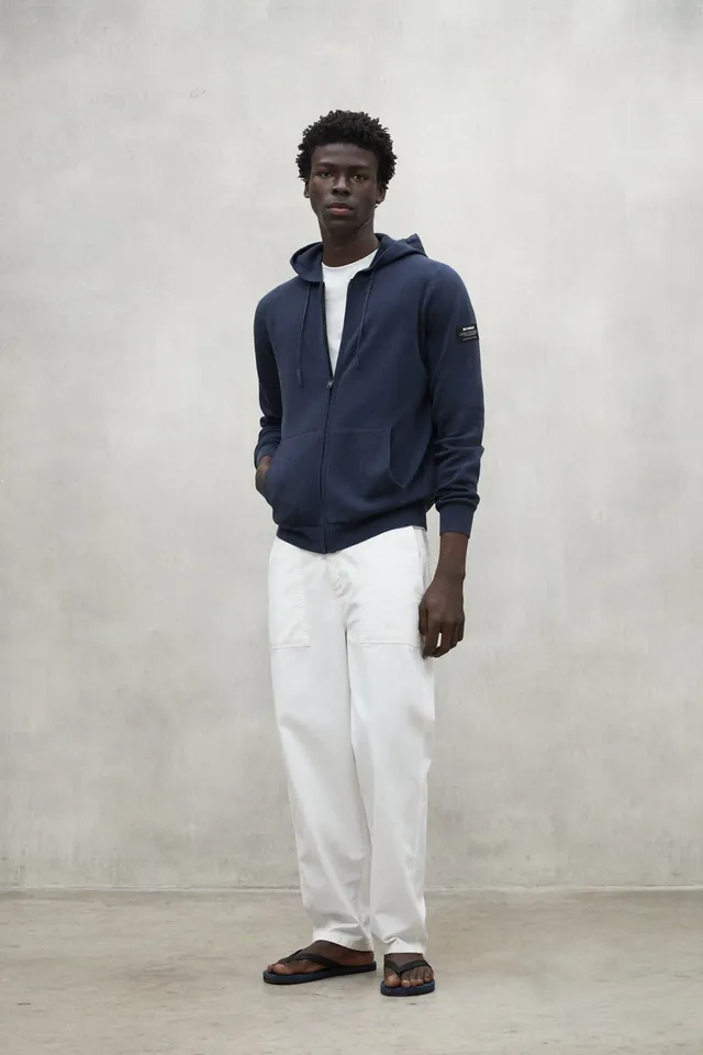 jersey-olivo-azul-marino-de-hombre-ecoalf image 1